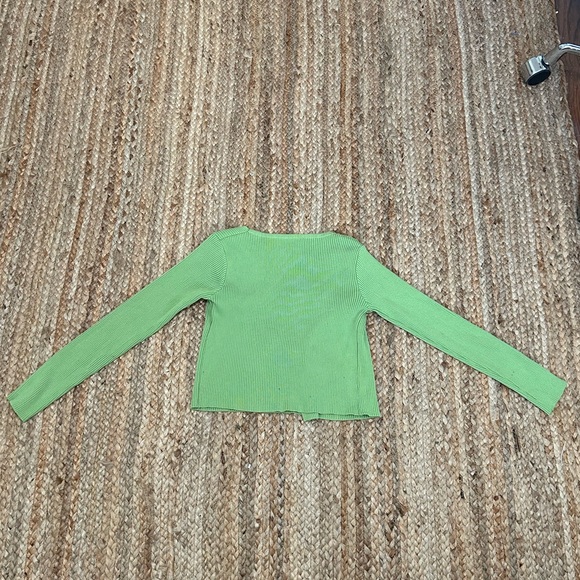 Green cardigan/top - Picture 2 of 5